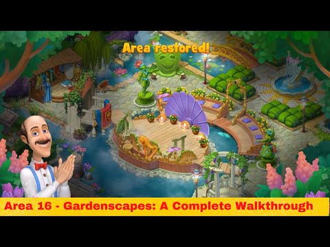 Gardenscapes Are 16 Walkthrough