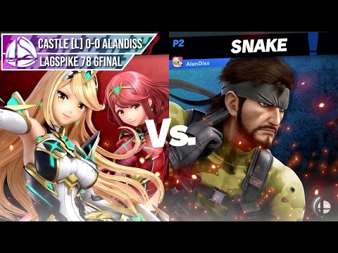 Lagspike 78 Grand Finals Alandiss (Snake) VS Castle (Pyra-Mythra)