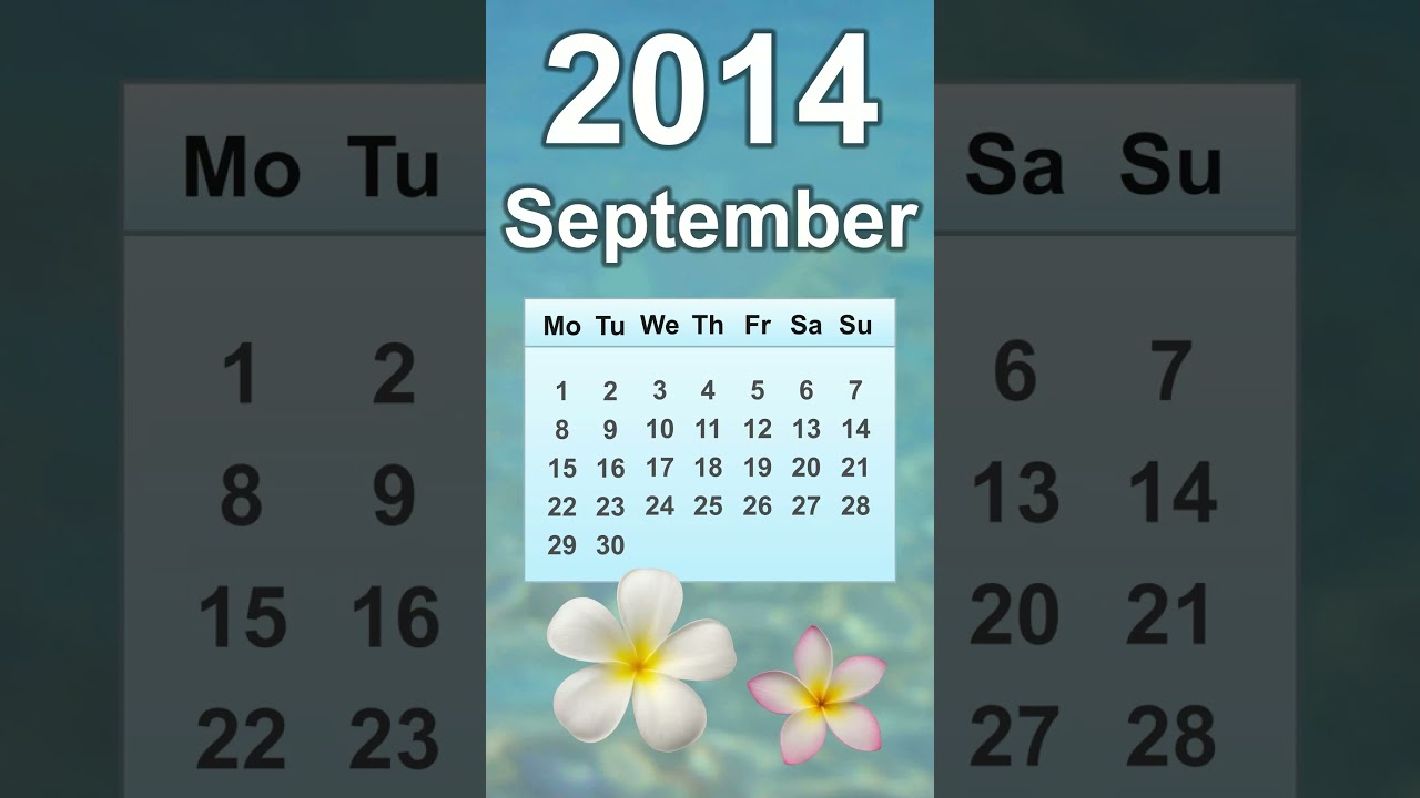 September 2014 Calendar
