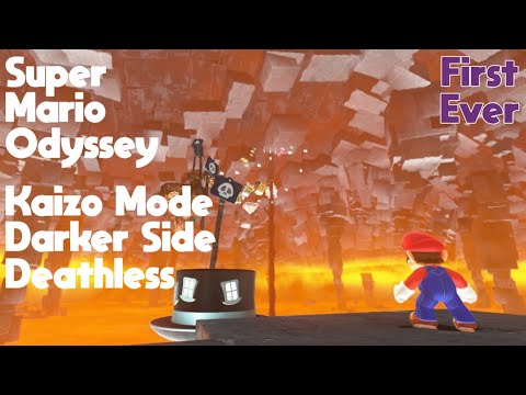Super Mario Odyssey Kaizo Mode Darker Side Deathless (FIRST EVER!!!)