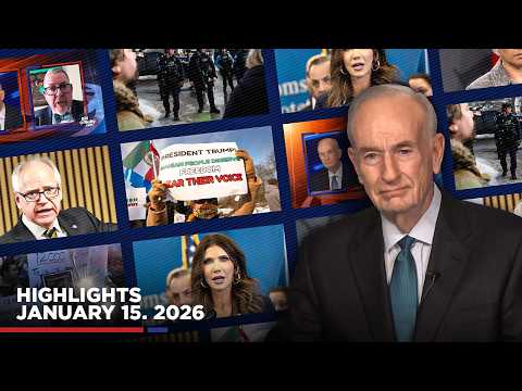 Highlights from BillOReilly.com’s No Spin News | January 15, 2026