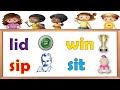 Three Letter Words Phonics Short Vowel I Word Families With Pictures Kindergarten Learning Videos
