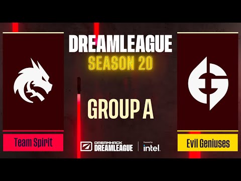 Dota2 - Team Spirit vs Evil Geniuses - Game 1 - DreamLeague Season 20 - Group A