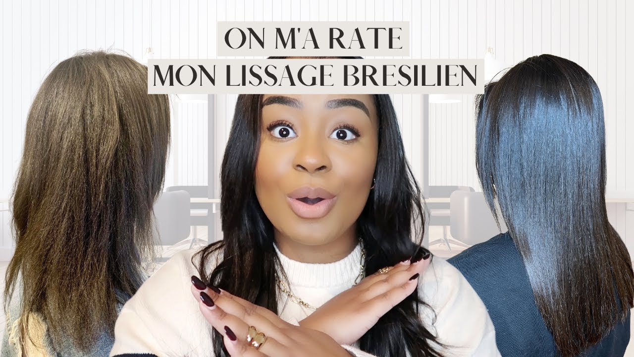Faire un LISSAGE BRESILIEN sur cheveux CREPUS | 5 ERREURS à éviter après un lissage à la kératine