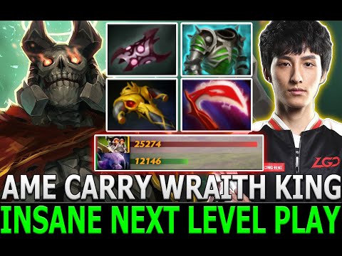 AME [Wraith King] | Ft. NTS Puppey SabeRLighT Taiga | Insane Next Level Play | Dota 2 | Pro Gameplay