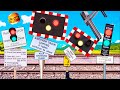 Railroad Crossing Trying Hard To Lose Weight
