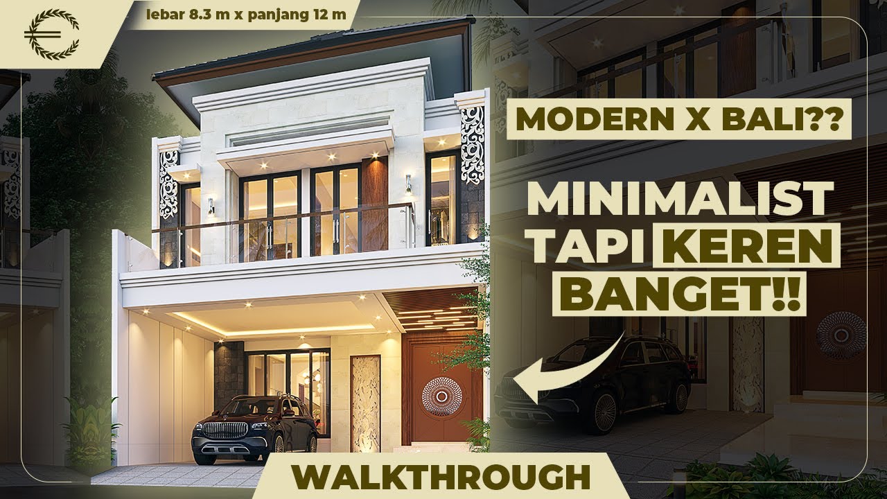 Video 3D Mr. Prana Villa Bali House 2.5 Floors Design - Bekasi