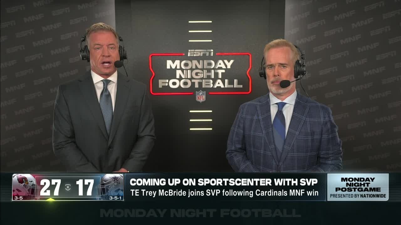 Troy Aikman & Joe Buck's INSTANT REACTION to Cardinals' MNF win over the Cowboys | SC with SVP
