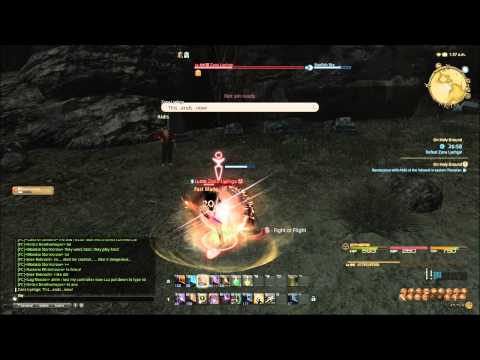 Final Fantasy XIV Gladiator level 25 Class Quest Battle
