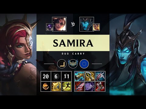 Samira ADC vs Kalista: Pentakill, Legendary - EUW Challenger Patch 25.S1.2