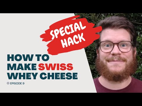 How to make SWISS whey cheese (Ziger) - Vlog#9