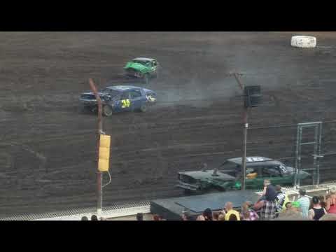 Route 66 team demolition derby | Junk yard dogs vs. Mean Green Machine.