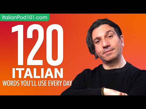 120 Italian Words You'll Use Every Day - Basic Vocabulary #52