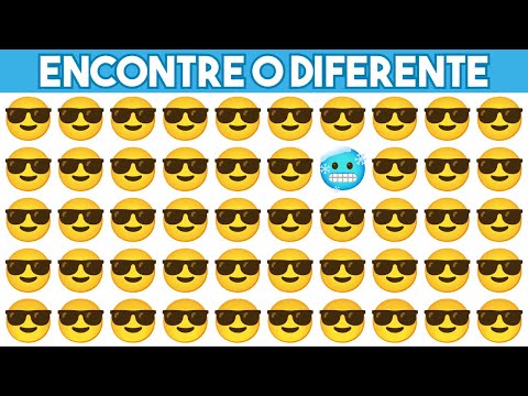 🕵️‍♂️ENCONTRE O EMOJI DIFERENTE EM 20 SEGUNDOS
