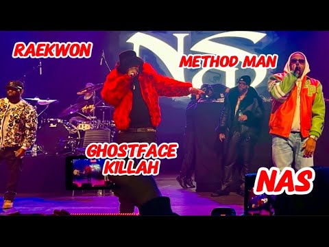 NAS, METHOD MAN, GHOSTFACE KILLAH COME OUT TO CELEBRATE W/ MOBB DEEP & RAEKWON 30TH ANNIV. SHOW NYC