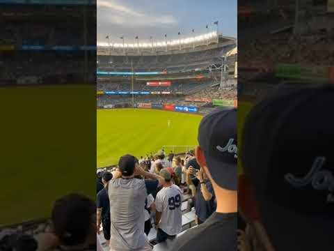 Jasson Dominguez first Yankee Stadium roll call!