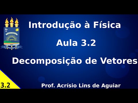 Decomposição de Vetores – Aula 3.2 – Introdução a Física