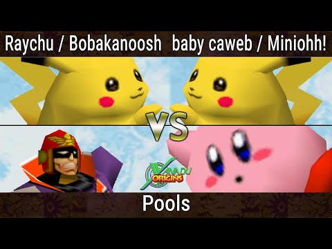 Xanadu Origins - Raychu & Bobakanoosh Vs. baby caweb & Miniohh! - Smash Bros - SSB64