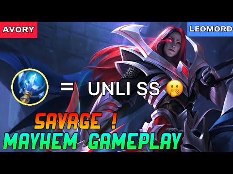 🐎 SAVAGE! Leomord Mayhem Mode! [Top Global Leomord] - Avory Mobile Legends