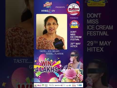 Sirisha | Hyderabad Ice Cream Challenge Expo | Hybiz tv