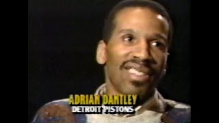 An Adrian Dantley Halftime Feature Just Prior to Being Traded