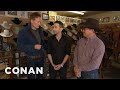 Conan Gives Jordan Schlansky A Cowboy Makeover