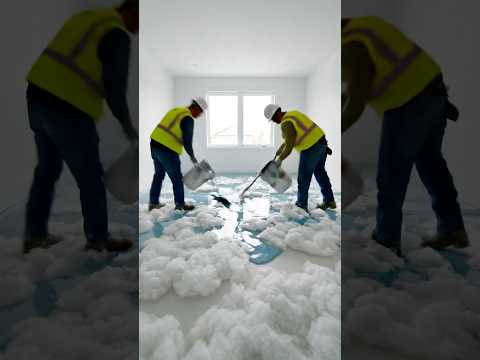 This Floor Looks Like Walking on Clouds ☁️