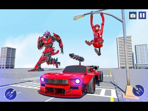 Gorilla Rampage Transform Robot | Rescue City Robot Transform Android GamePlay | By Game Crazy