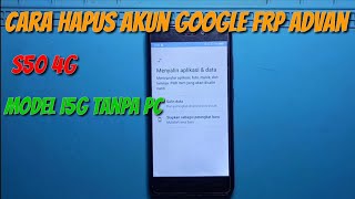 Download lagu Cara Hapus Akun Google Frp Advan S50 4G Model I5G Tanpa Pc mp3 Download lagu Cara Hapus Akun Google Frp Advan S50 4G Model I5G Tanpa Pc mp3