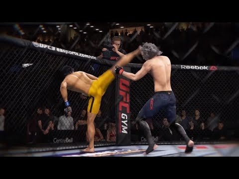 Bruce Lee vs. Rick (EA Sports UFC 3) - CPU vs. CPU