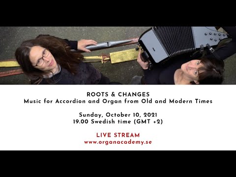 GIOA Quarantine Concert - Örgryte New Church - Sunday, Oct 10, 19:00 (GMT+2) - ROOTS & CHANGES