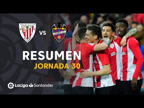 Resumen de Athletic Club vs Levante UD (3-2)