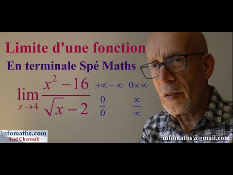 LIMITES DE FONCTIONS EN TERMINALE SPÉ MATHS