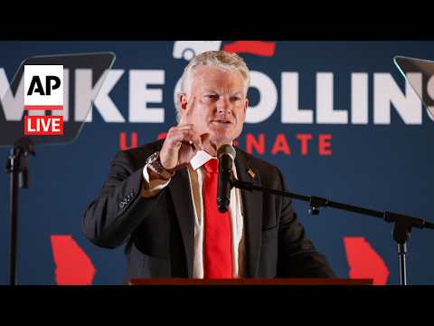 LIVE: Mike Collins rally in Georgia Republican Senate runoff