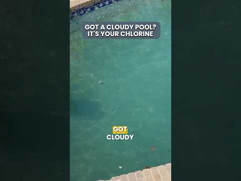 Got a CLOUDY Pool? It's Your CHLORINE 🙈