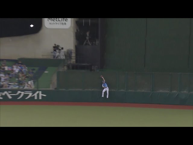 【7回表】ライオンズ・秋山 フェンス激突のファインプレー‼ 2019/8/7 L-E