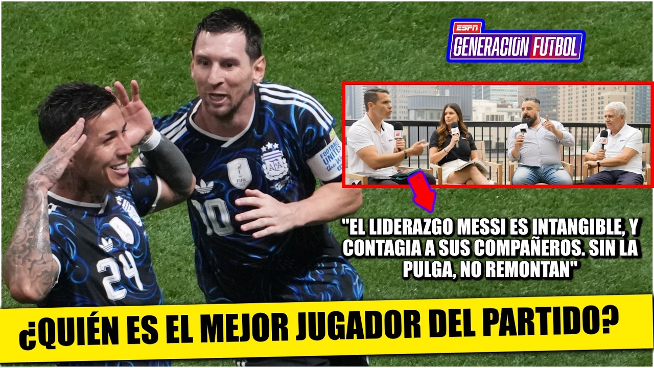 MESSI y ENZO FERNÁNDEZ, las figuras del partido vs INGLATERRA. Así reaccionó Álvarito | Generación F
