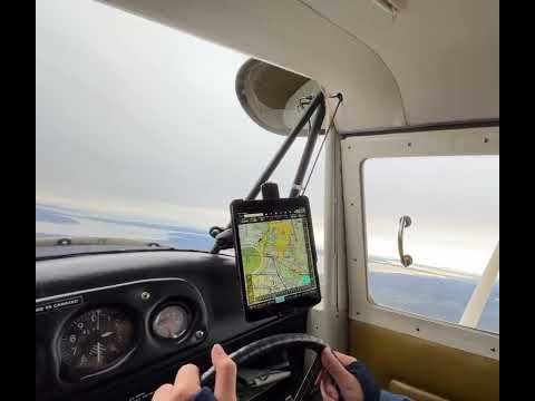 Casually flying a plane