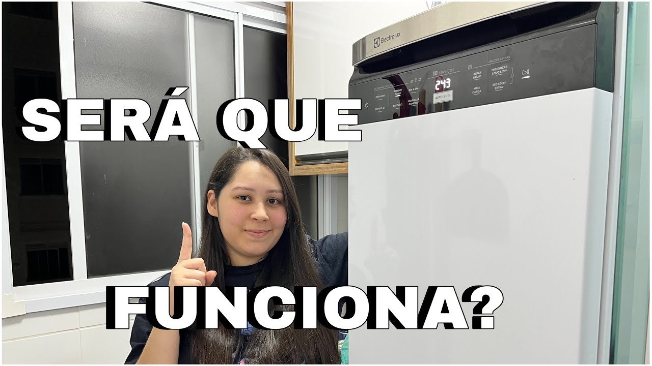 NOVIDADE NO APÊ: NOSSA MÁQUINA DE LAVAR LOUÇA - ELECTROLUX - 10 SERVIÇOS