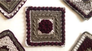 Crochet Saturday Square Motif | EASY | The Crochet Crowd