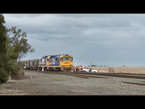 3CK6 Grain Train With NGPF & NGKF Hoppers (16/6/2020) - PoathTV Australian Railways