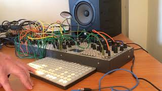 Video thumbnail for Monome Ansible Kria Sequencing by mudlogger (eurorack, modular) by mlogger