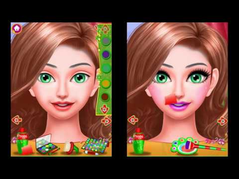 Merry Christmas Girl Makeup Video