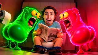 VIREI FANTASMA COM MEUS AMIGOS