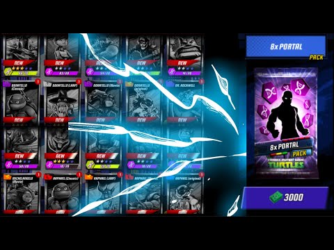 UNLOCKING ALL CHARACTERS WITH  PORTAL PACKS  | NINJA TURTLES LEGENDS
