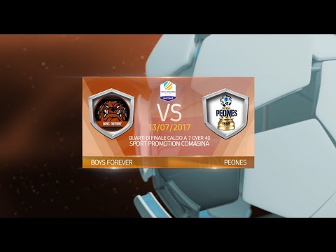 QUARTI DI FINALE COPPA PRIMAVERA C7 OVER 40 - Boys Forever vs Peones