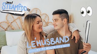 LE'HUSBAND CHOOSES MY MAKEUP, HAIR & OUTFIT  |  L'Oréal SteamPod 3.0  |  Le'Chelle Aldridge