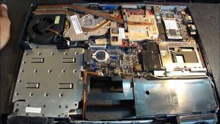 Dell Inspiron 6400, E1505, 1501 Disassembly Part 1