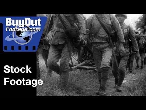 WW2 Japanese Conquest of New Guinea | Stock Footage