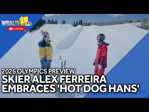 Olympic skier Alex Ferreira embraces alter ego Hot Dog Hans for balance